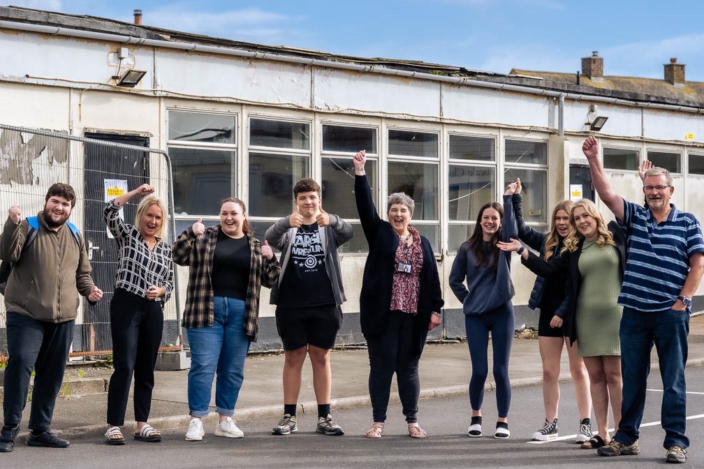 Shackles Off youth and community group celebrate after being awarded funding from the GDF programme for a new youth centre
